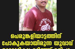 പെരുങ്കളിയാട്ടത്തിന് പോകുകയായിരുന്ന യുവാവ്  ഓട്ടോറിക്ഷ മറിഞ്ഞ് മരിച്ചു