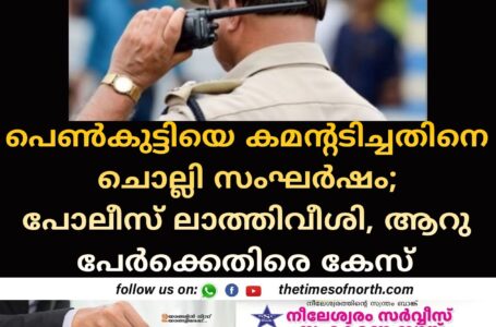 പെൺകുട്ടിയെ കമന്റടിച്ചതിനെ ചൊല്ലി സംഘർഷം പോലീസ് ലാത്തിവീശി ആറു പേർക്കെതിരെ കേസ് 