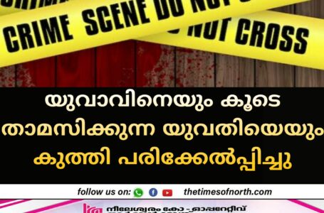 യുവാവിനെയും കൂടെ താമസിക്കുന്ന യുവതിയെയും കുത്തി പരിക്കേൽപ്പിച്ചു