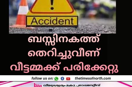 ബസ്സിനകത്ത് തെറിച്ചുവീണ് വീട്ടമ്മക്ക് പരിക്കേറ്റു 