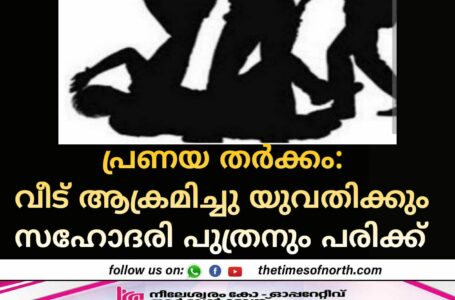 പ്രണയ തർക്കം: വീട് ആക്രമിച്ചു യുവതിക്കും സഹോദരി പുത്രനും പരിക്ക് 